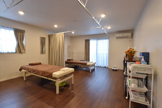 美容鍼の施術・きがわ上野鍼灸院の院内